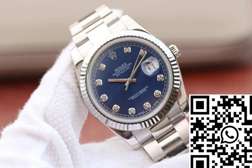 M126334-0015 Datejust Dial EW Rolex Blue Factory 0416